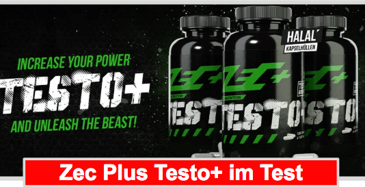 Zec Plus Testo+ Testosteron Booster im Test & Erfahrungen Zec plus testo + titelbild