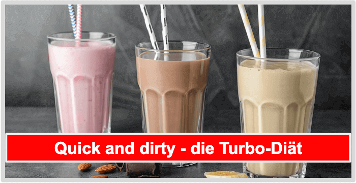 Quick and dirty - die Turbo-Diät Almased quick and dirty turbo diät
