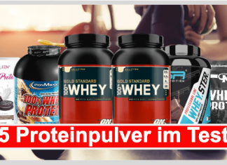 Proteinpulver Test: Die 5 besten Proteinpulver im Vergleich 2022 Proteinpulver Titelbild