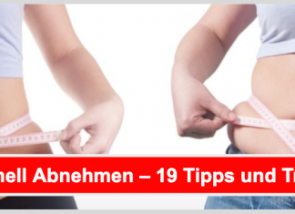 Abnehmen – 19 Tipps und Tricks zum Idealgewicht Schnell Abnehmen Beitragsbild Titelbild