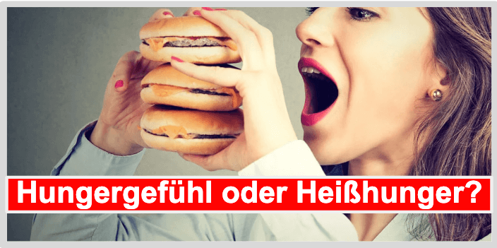 Unterschied zwischen Hungergefühl und Heißhunger