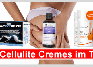 Cellulite Creme Test: Die 10 besten Anti Cellulite Cremes im Vergleich Cellulite Creme Titelbild