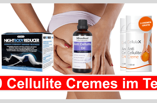 Cellulite Creme Test: Die 10 besten Anti Cellulite Cremes im Vergleich Cellulite Creme Titelbild