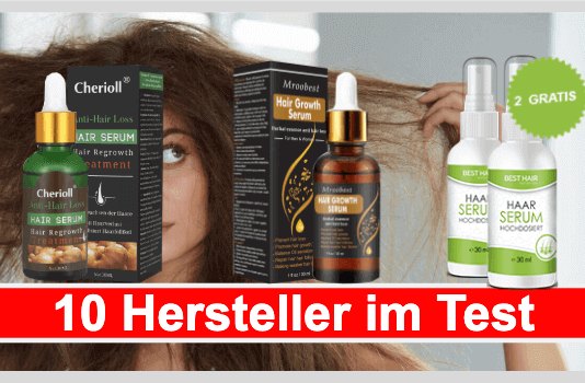 Haarserum Test: Die 10 besten Hersteller im Vergleich 2022 Titelbild Haarserum