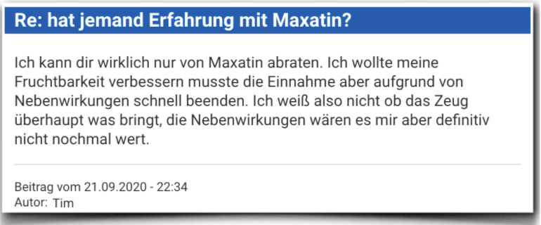 Maxatin erfahrungen - Die hochwertigsten Maxatin erfahrungen analysiert!