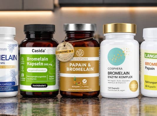 Beste Bromelain Tabletten Testsieger ➤ Erfahrungen & Test 【2026】 Beste Bromelain Tabletten Testsieger Titelbild