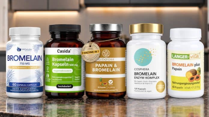 Beste Bromelain Tabletten Testsieger Titelbild Beste Bromelain Tabletten Testsieger Titelbild
