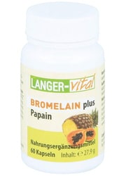 Langer Vital Bromelain Papain Kapseln Abbild
