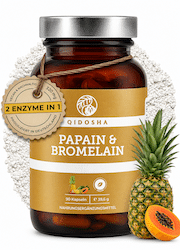 QIDOSHA Papain Bromelain Kapseln Abbild